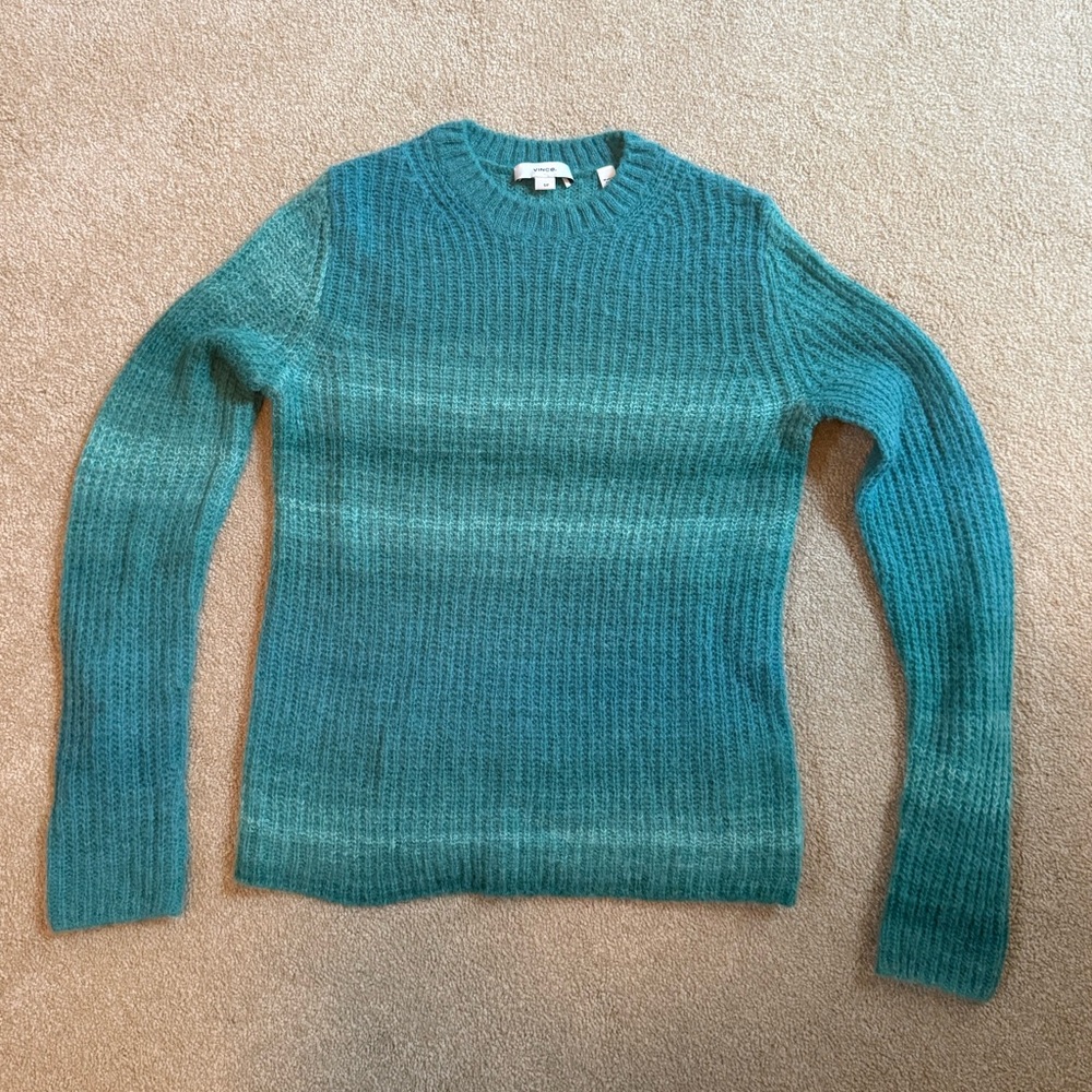 Vince Green/Teal Ombré Sweater